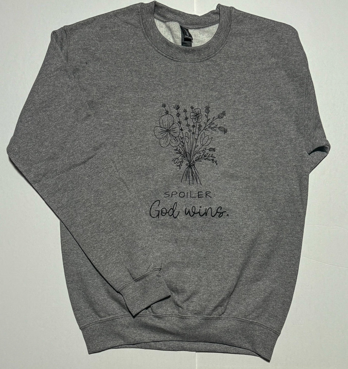Everyday Inspiration Cozy Crewneck – Spoiler – God Wins